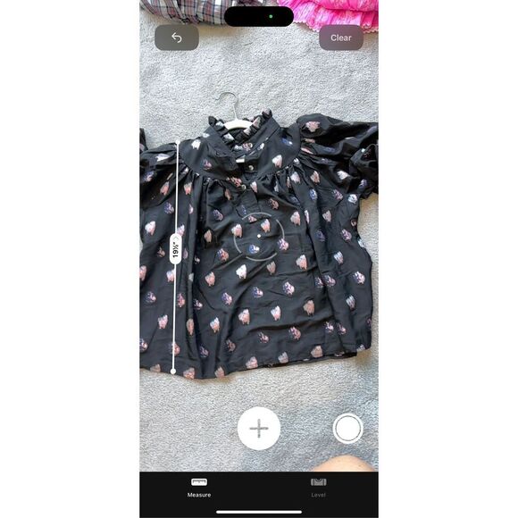 NWOT Tuckernuck Black and Blurred Dot Fil Coupe Corrigan Blouse, XXS $228 C20 - Picture 8 of 10